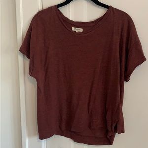 Madewell red top